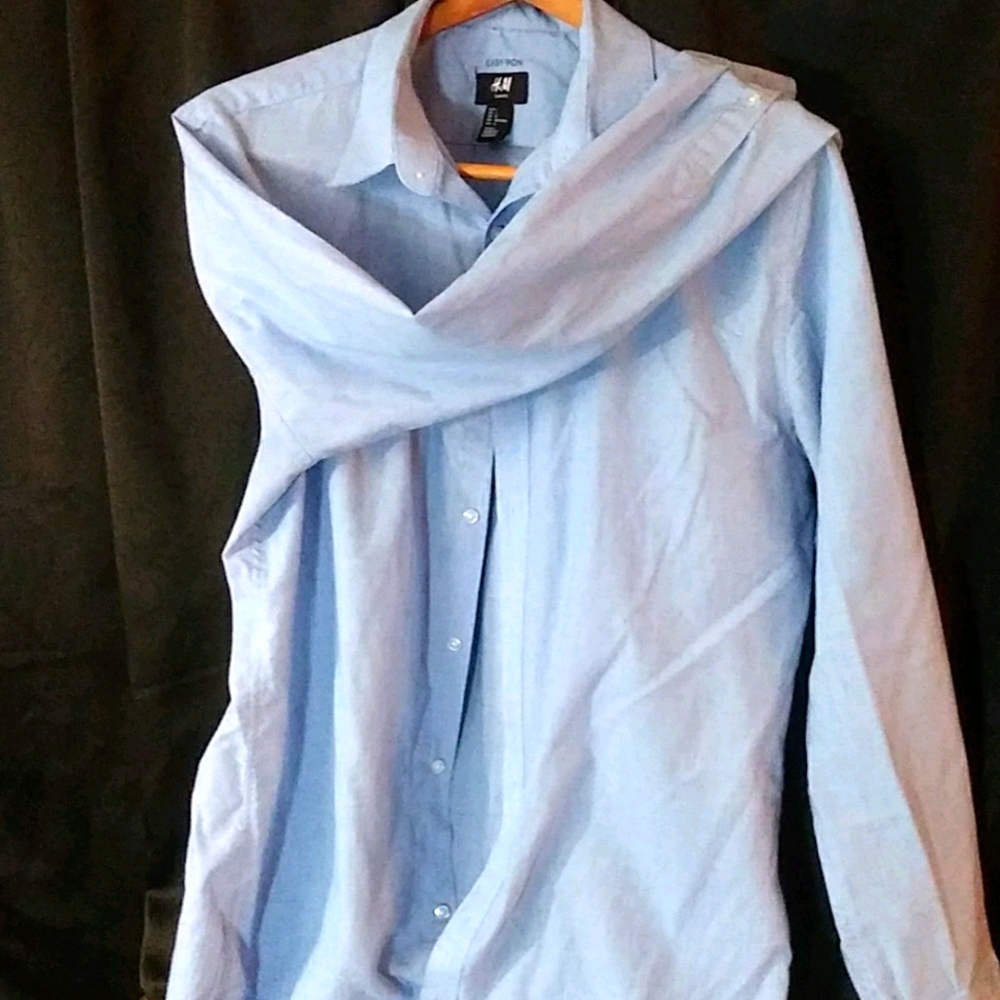 H&M Mens long sleeve button down